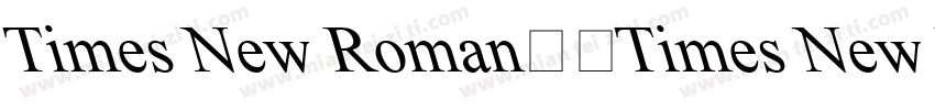 Times New Roman下载Times New Roman字体转换